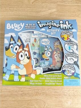Bluey Imagine Ink 4-in-1 Activity Box Set By Bendon Mess Free Magic Ink NEW